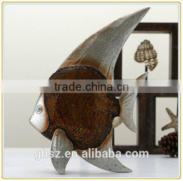 Custom popular vintage resin crane garden statue decor