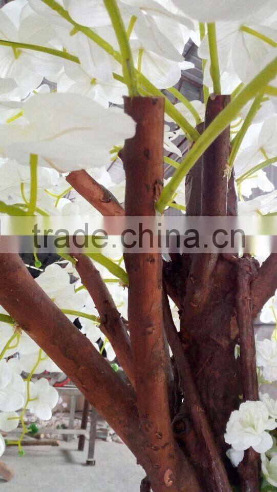 China factory make white fake orchid flower tree for interior decoration