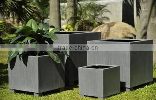 Fiberstone pots, polystone planter, fiberglass, glossy fiberstone with lightweight and durable for flower and garden pots