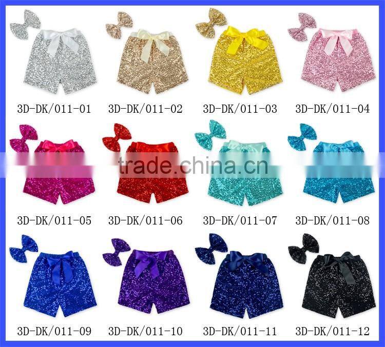 Girls Blue Sparkle Sequin girls birthday sequin shorts