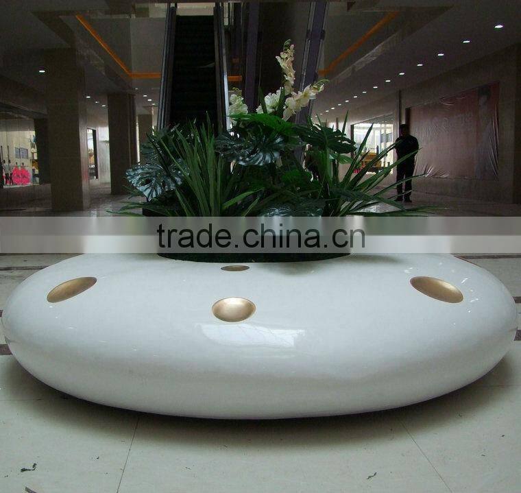 Large fiberglass planter