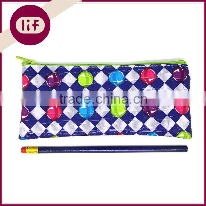 Novelty Stone Pattern Candy Printing PP Pencil bag, With Candy Printing PP Pencil Bag, Glossy PP Pencil Bag