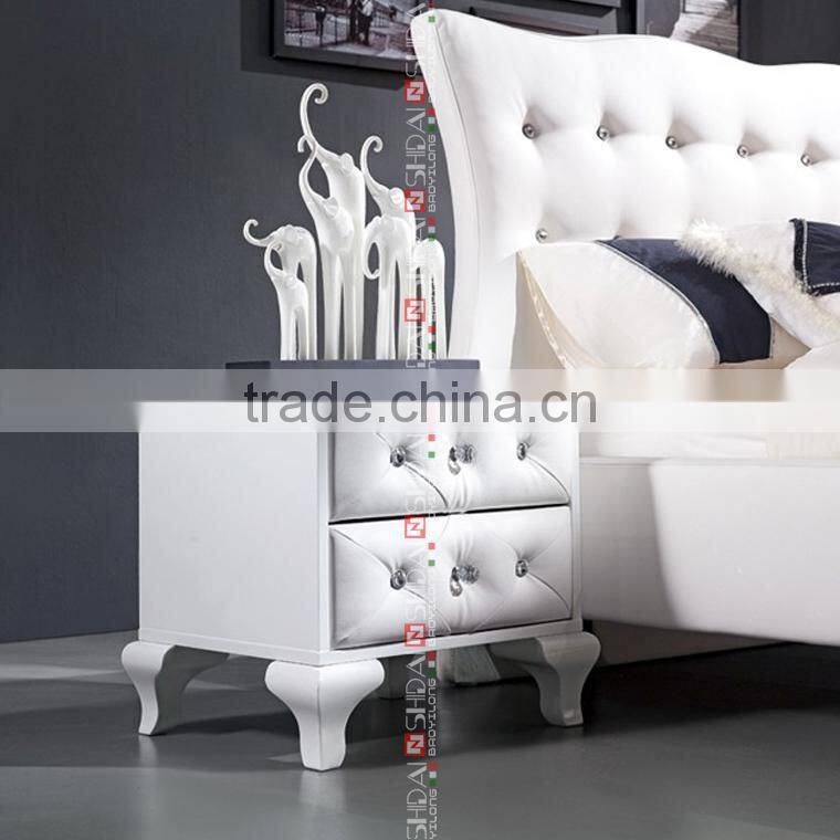 high quality night stand / fashion night stand / 2 drawers night stand N-44