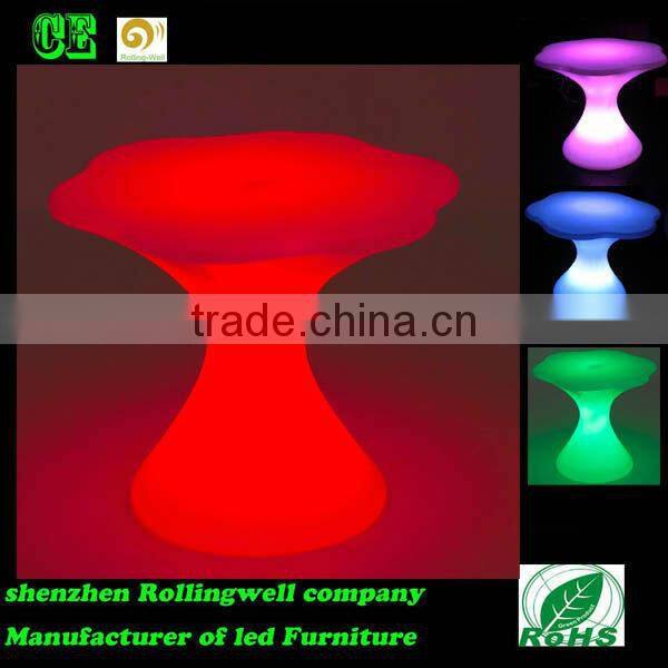 plastic led lighting Table For Pub