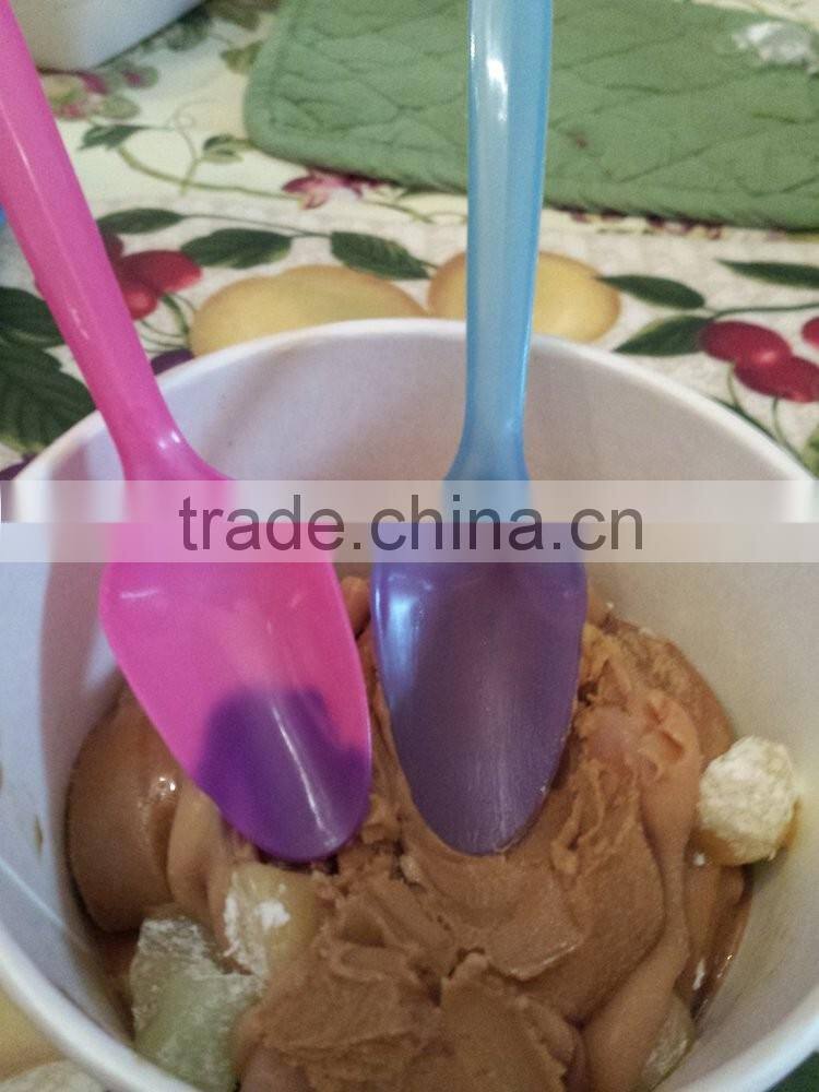 PS food grade ice cream spoons with cold color changing