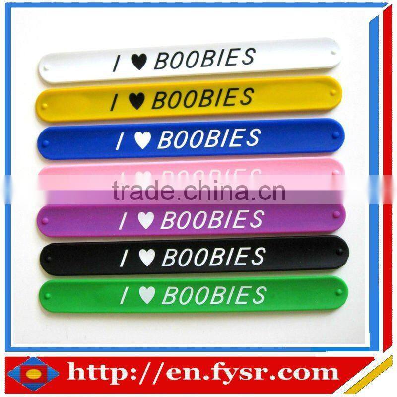 2013 hot seller silicone wristbands,de silicona pulseras bofetada custom logo printing are available