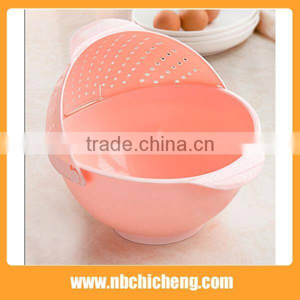 High quality plastic rice washing basket /drain basket