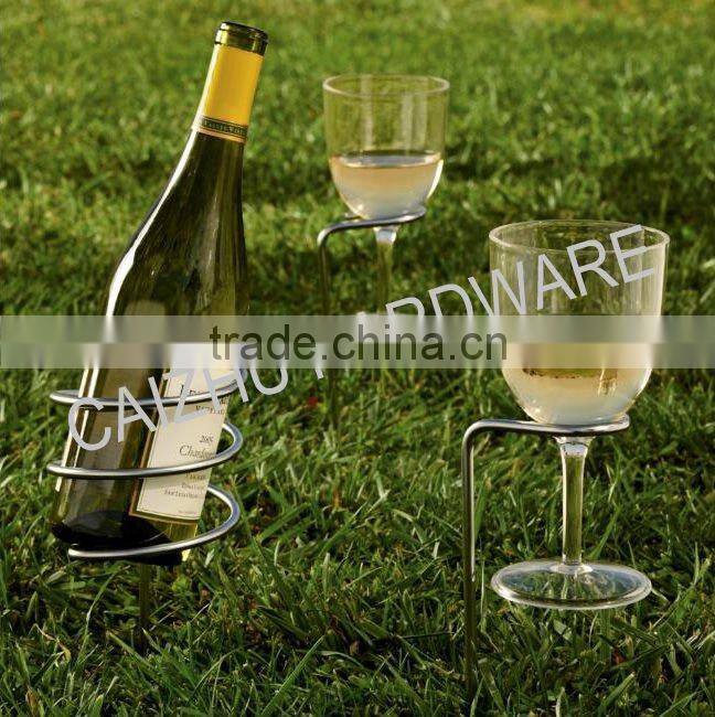 Lawn Sand Beach Outdoor Wine Holder