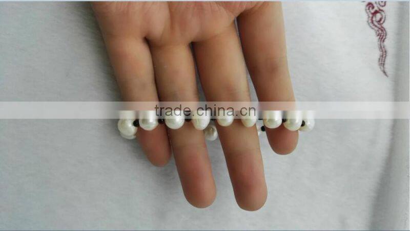 Grade AA 7-8mm white freshwater pearl bracelet