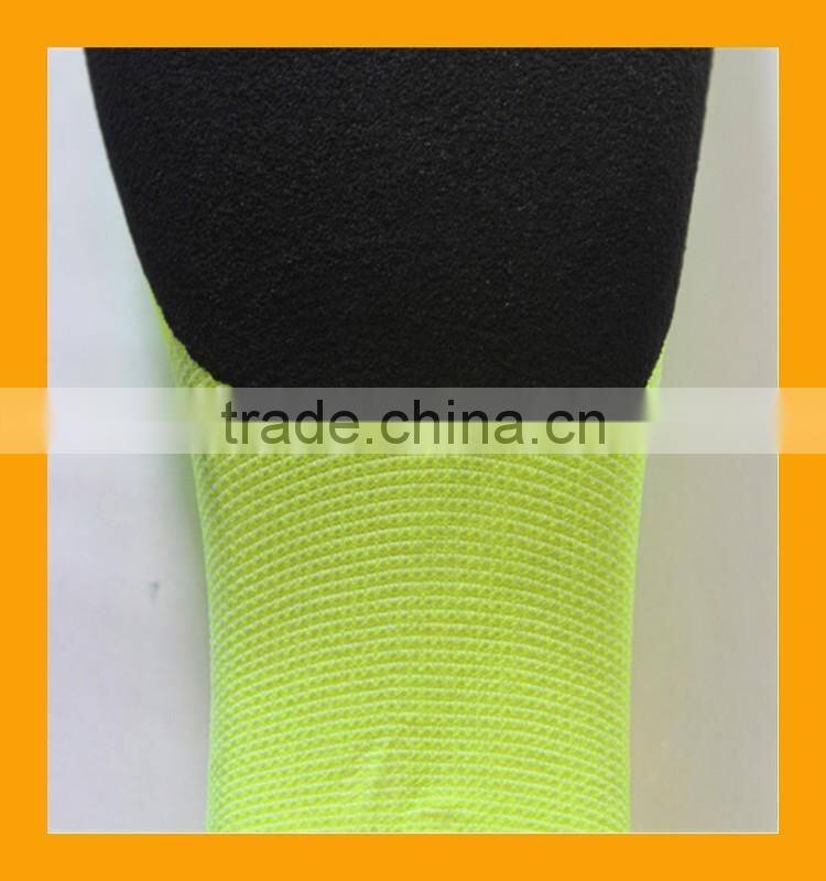 Cheap Sandy Nitrile Palm Oil-resistant Working Gloves