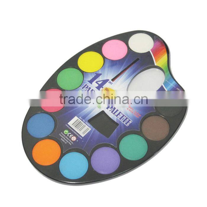 Quality 40mm diameter 12 color water paint colors