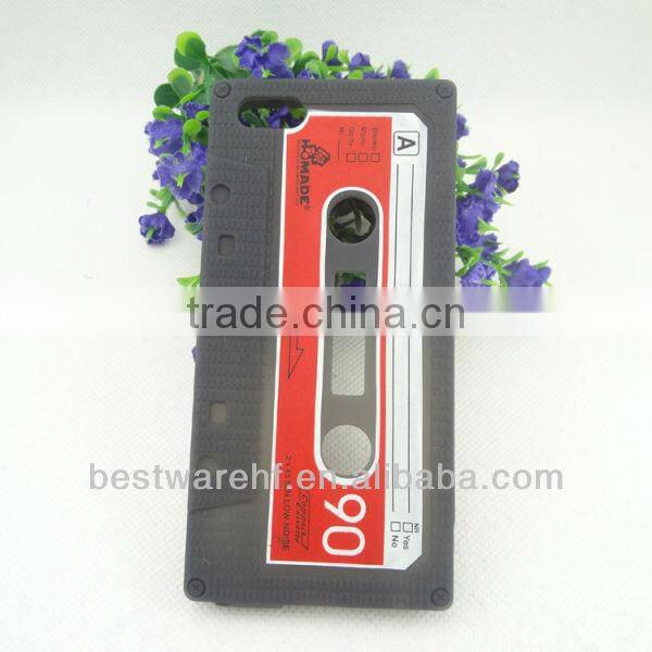 Custom silicone rubber mobile phone bag, cellphone case for apple iphone 5 5s