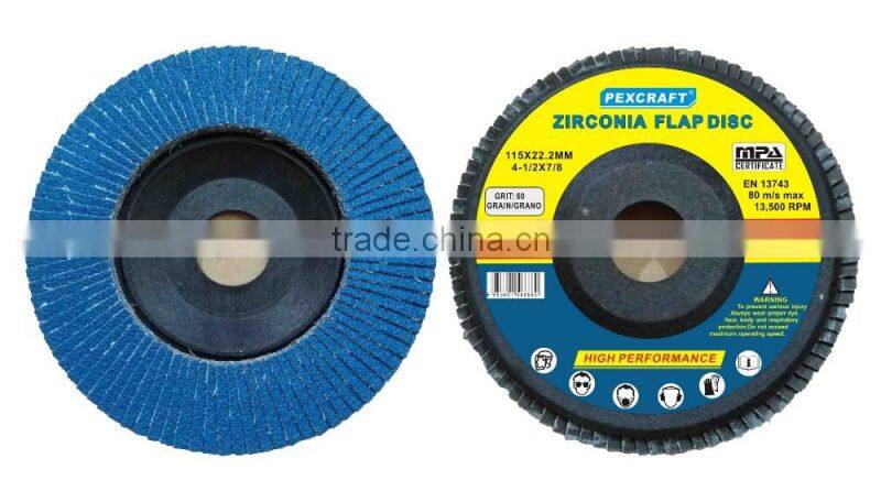 Polishing flap disc
