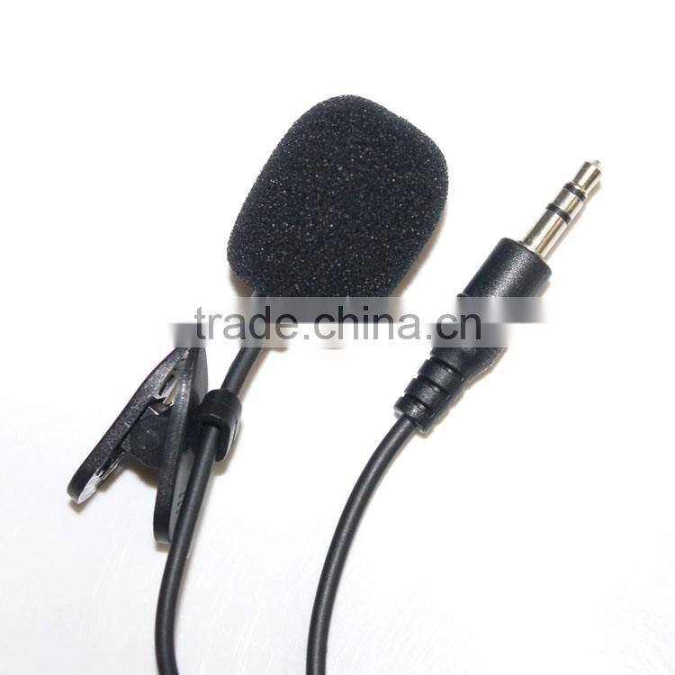 3.5mm plug professional lavalier microphone for recording and singing