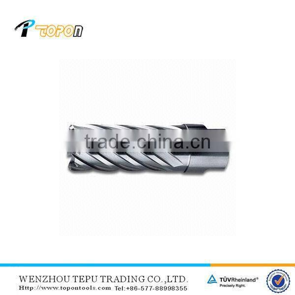 HSS annular cutter with Weldon shank