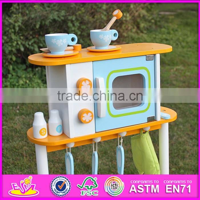2016 new design preschool home play toy wooden kids wooden kitchen sets W10C246