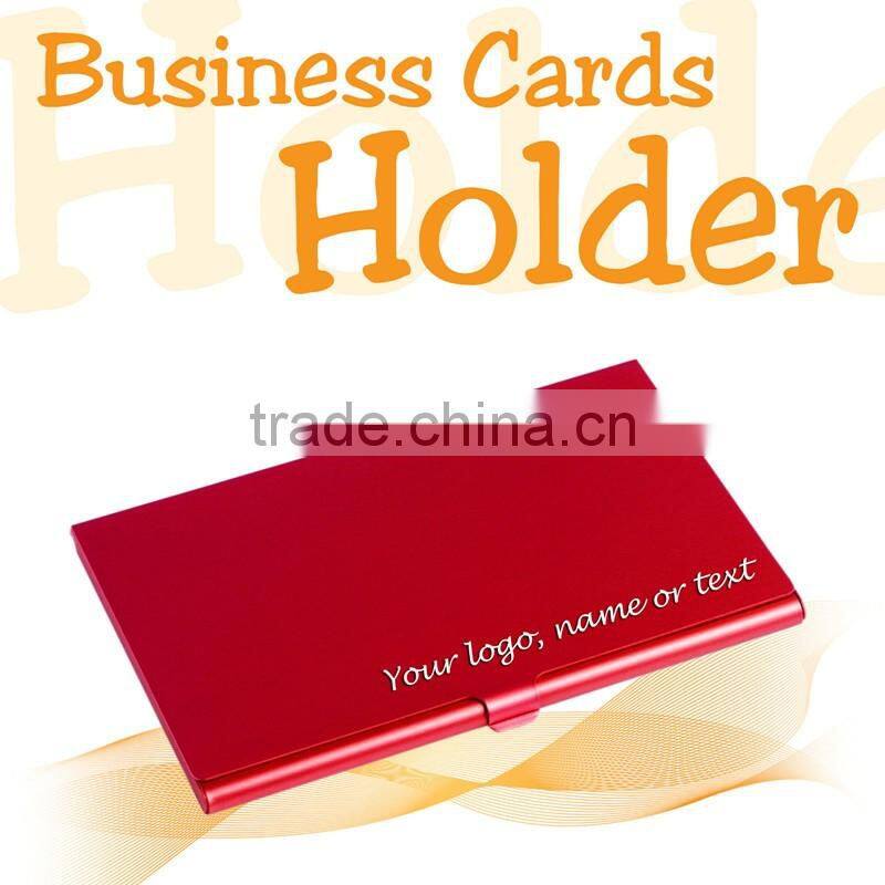 New Alloys Aluminum Pocket Business Name Credit ID Card Case Metal Box Holder