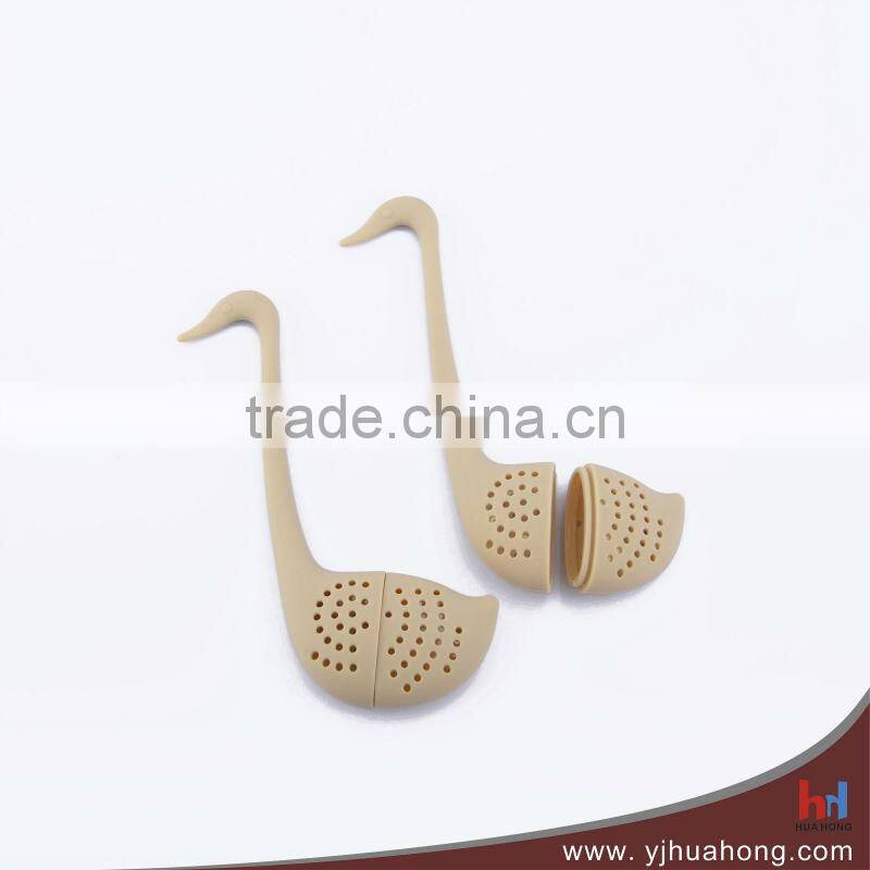 Food Grade Colorful Stainless Steel&Silicone Leaf Tea Infuser