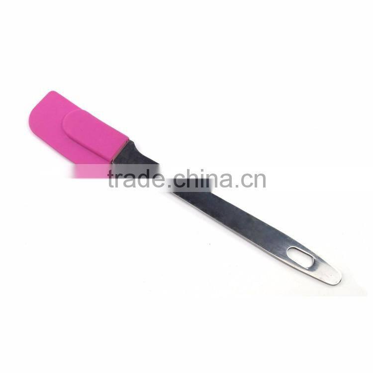 Durable kitchen helper silicone rubber bowl scraper for mixing