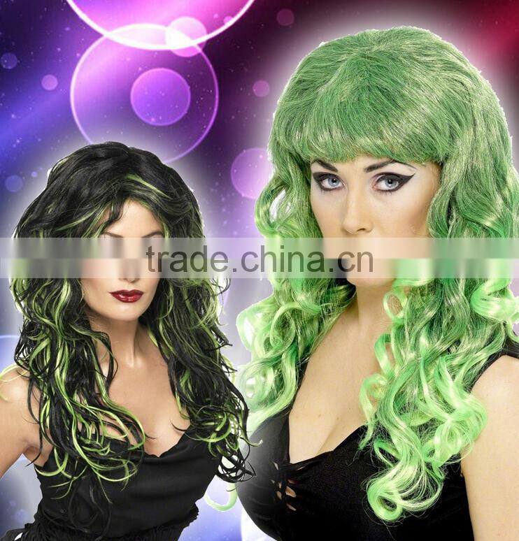2015 fashion Lolita deep powder hair wave curly Cosplay wig party hair