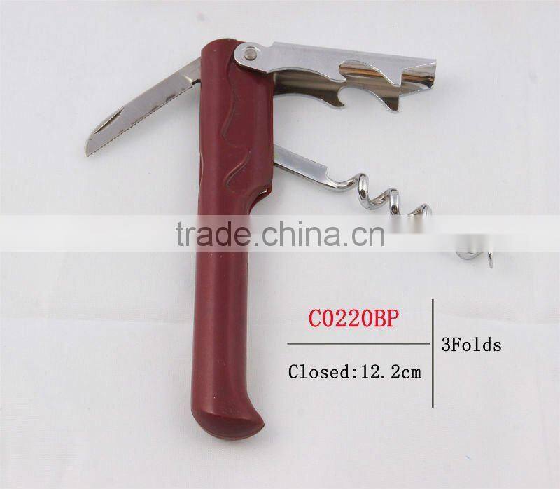 cheap bottle opener can opener wine opener metal bottle opener beer promotion cork remover(C0220BP)