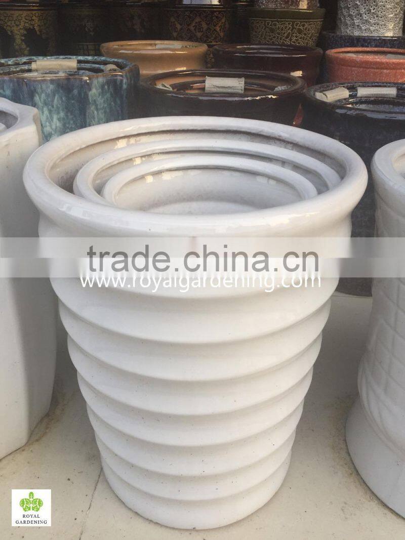 Ceramic big flower pot