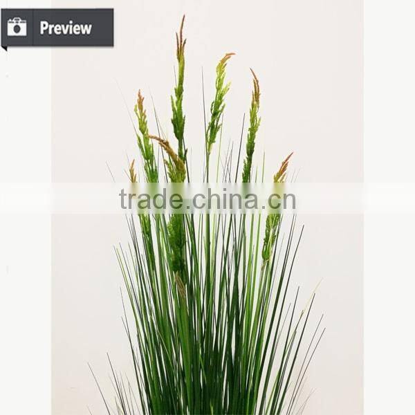 110 / 140 / 170cm Dongguan Artificial Grass Potted Onion Grass with Wheat Spray for Indoor Decoration