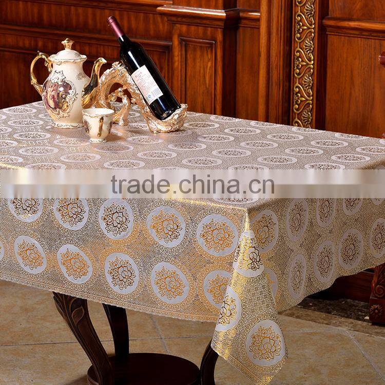 Retro vinyl tablecloth rectangular vinyl spring tablecloths