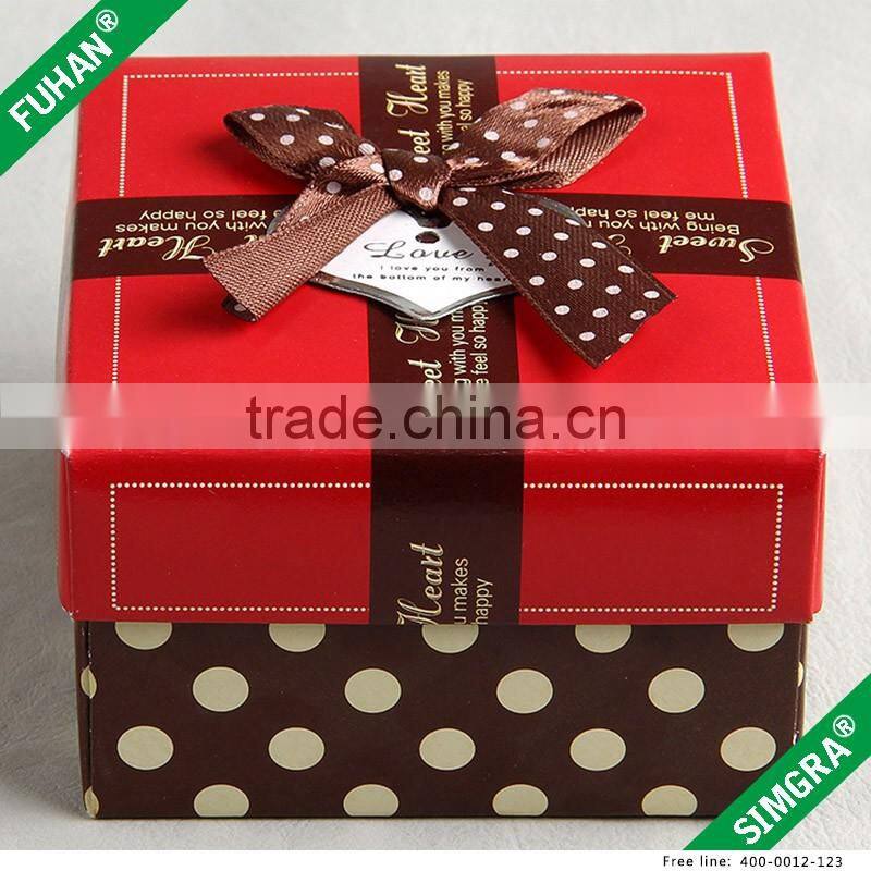 Square Cute Exquisite Gift Packing Box for Wedding