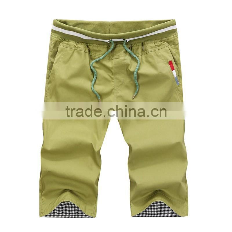 2016 hot sale 100% Cotton men causal men Short Pants/Trousers