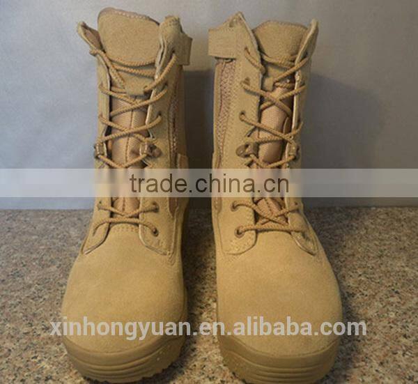 custom high quality real leather military boots