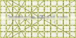 Kearing pro square ruler template 16cm*16cm acrylic patchwork quiting rulers with diagonal line for sewing# KPR1616