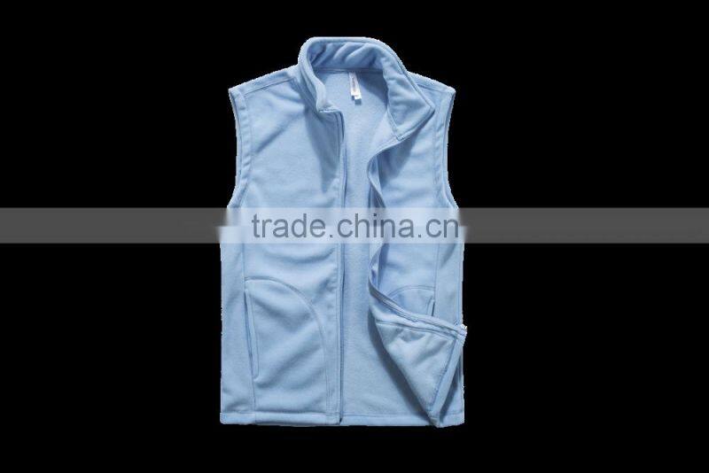 2016 anti-pilling new style sleeveless polar fleece winter jacket for men ,man vest
