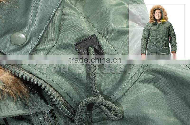 Seibertron N-3B Parka Men's Winter Outdoor Parka Military Windbreaker parka