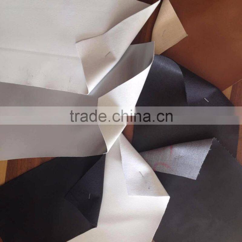 A Grade Pu Artificial Leather, Pu Synthetic Leather with Nonwoven Backing For Shoes,Bag,Furniture and Sofa