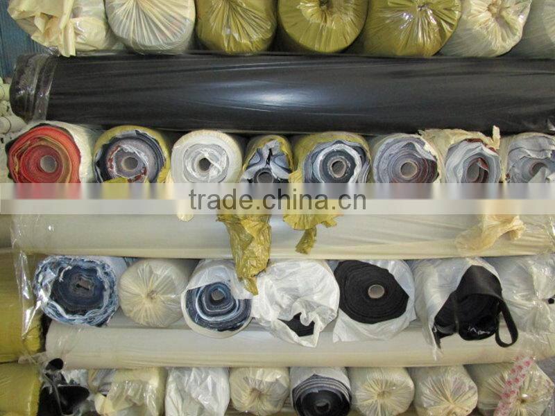 Pvc Synthetic Leather Stocklot for Bag and Sofa Usage