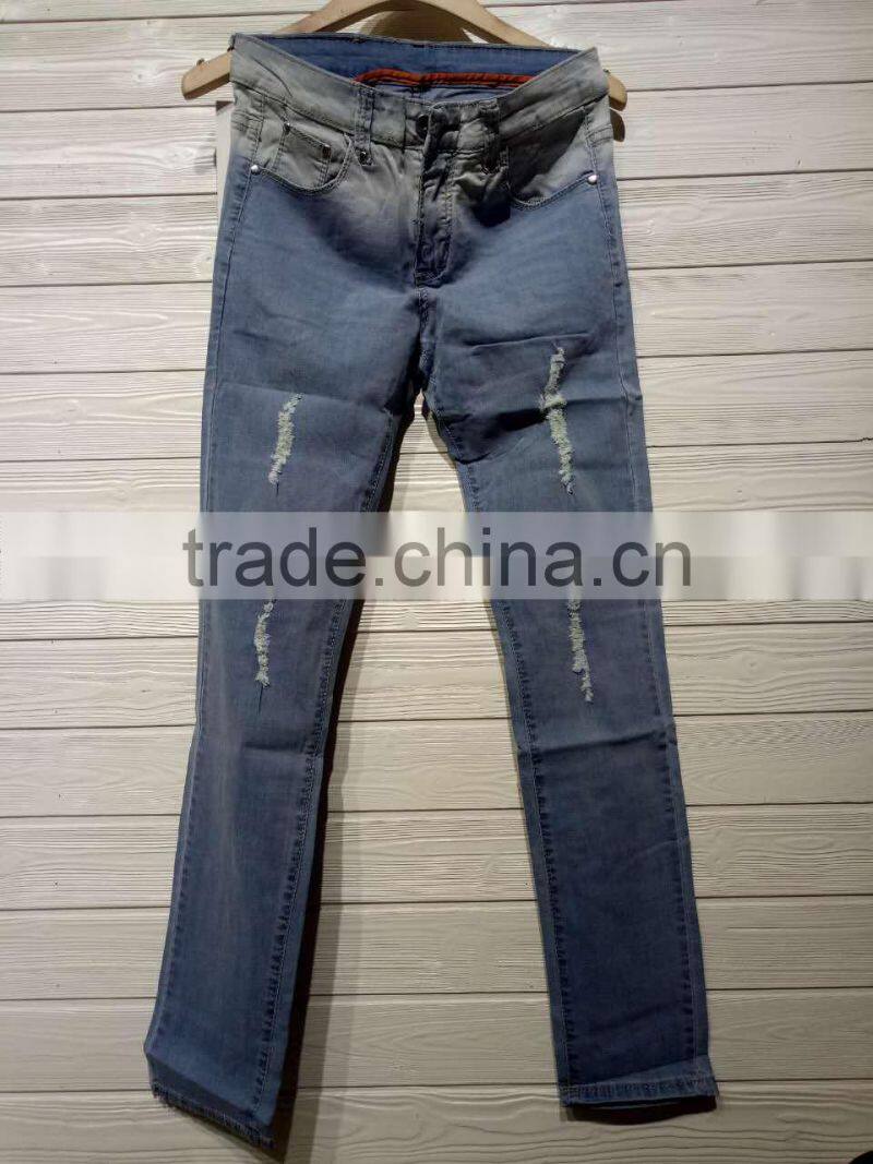 GZY Mens new style boys pants bulk wholesale jeans jacket men denim