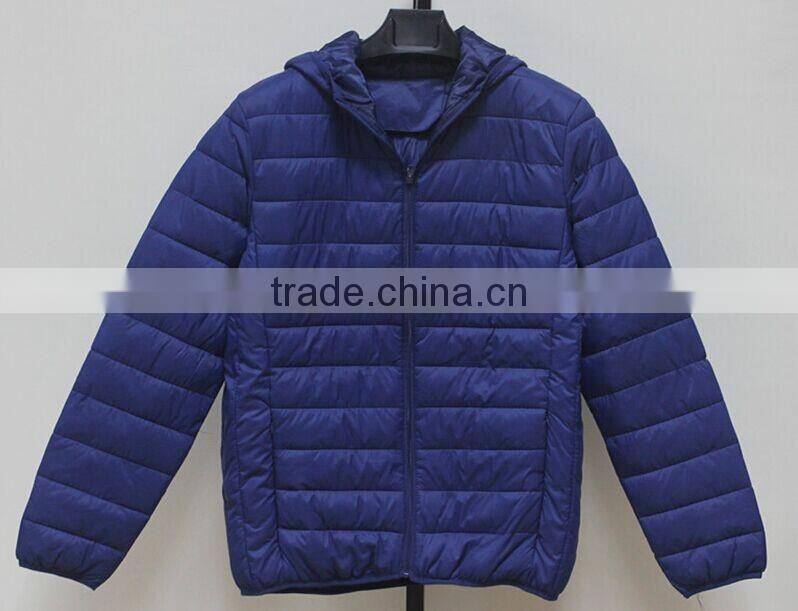 zip up nylon fabric soft hoodie new men jacket for winter