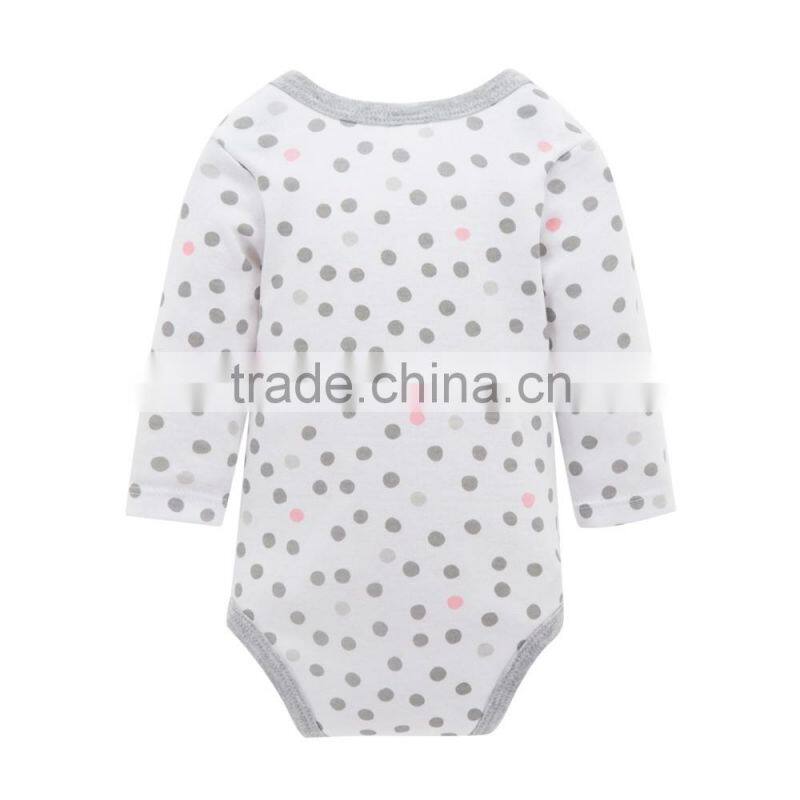 2017 Retail Girl Rompers 100% Cotton Animal Design Baby Clothes For Winter Costume