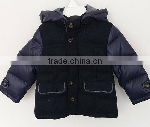 baby boys cute navy ski coat for winter
