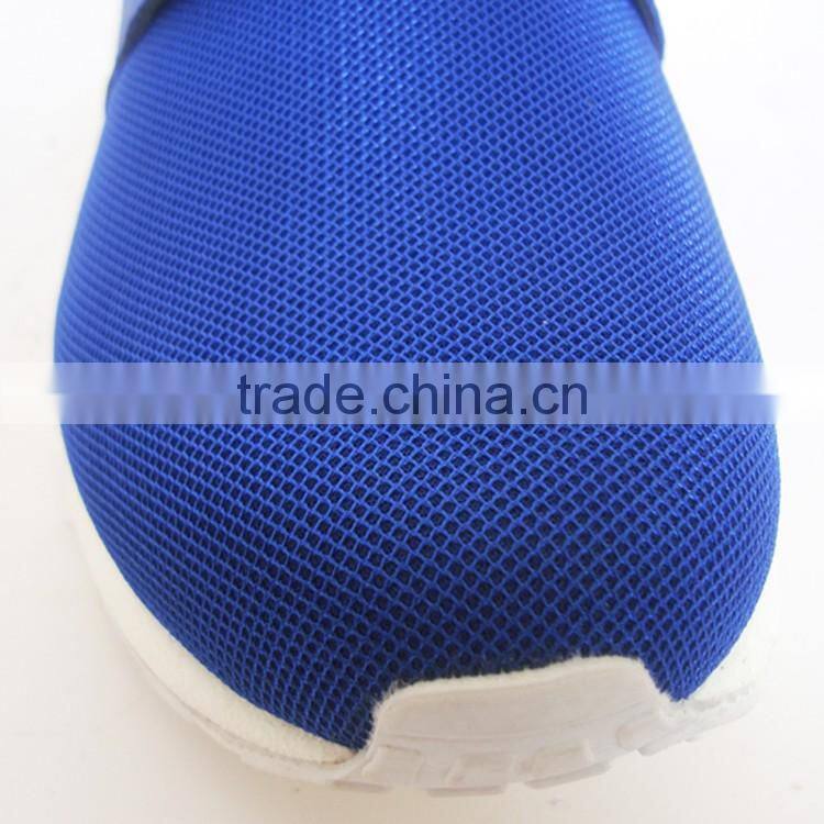 Blue upper specialized white outsole air cushion men running shoe oem