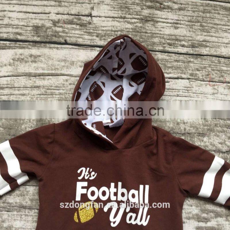 Fooball Kids Clothes Baby Boy Hoodie Outfits 2 Pcs 2016 Winter Clothes For Children