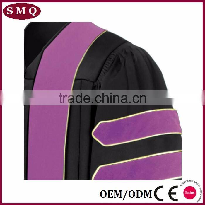 Red Good quality university graduation gown Wholesale
