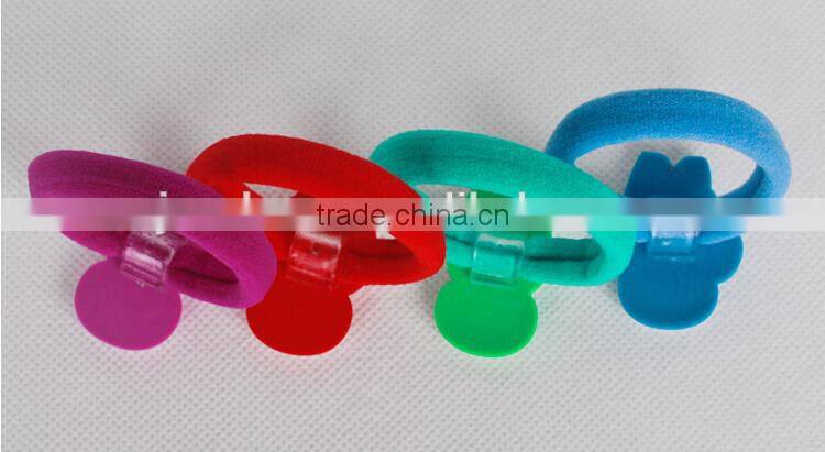 Big hero baymax cartoon characters decorative elastic hair tie for kids