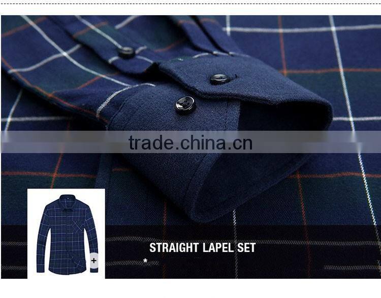 Latest shirt designs for men plaids flannel cotton couple long sleeve fancy design men shirt