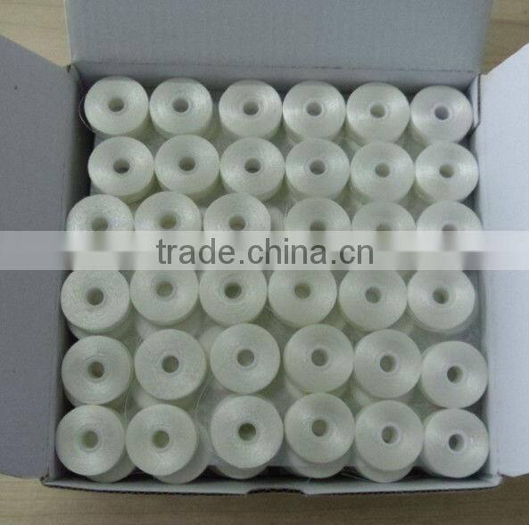 White 70D/2 Prewound Bobbin Thread