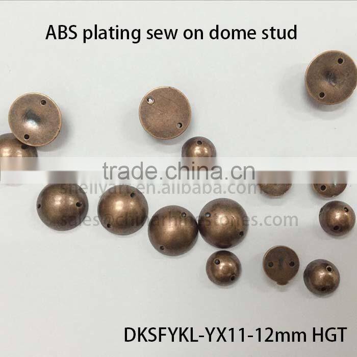 Sew On ABS Dome Studs