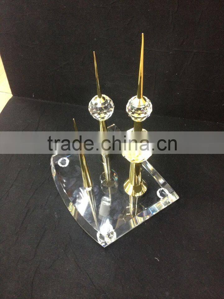Hight Quality Crystal 24k Kuwait tower model for souvenir gift JC-05