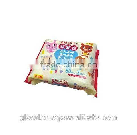 Japan Baby Wipes baby wipe 80sheets 3p/pack Wholesale