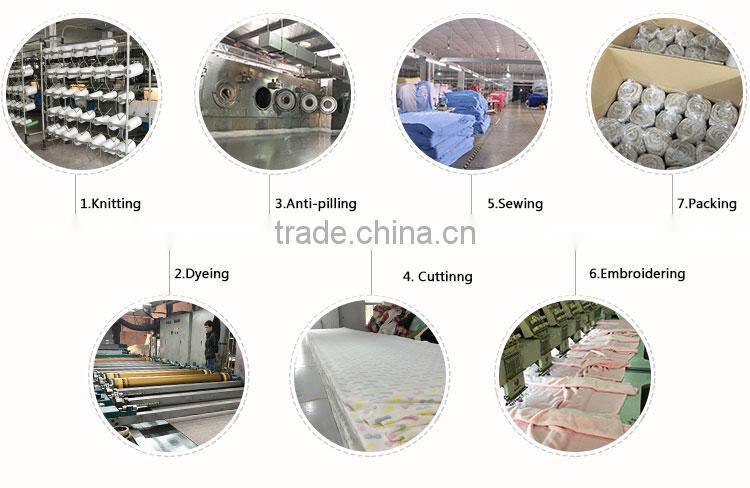 Promotional Polyester Super Soft Thick Fleece Blanket